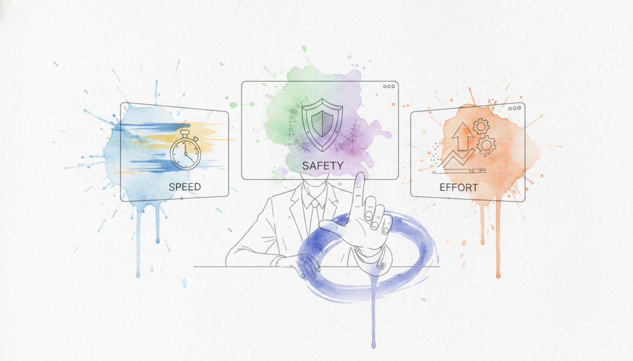 How the options compare on speed, safety, and effort
