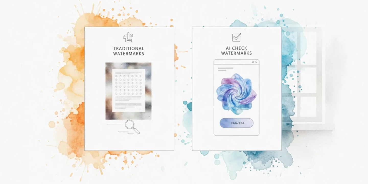 Check watermarks: which tool actually finds hidden AI text visual summary