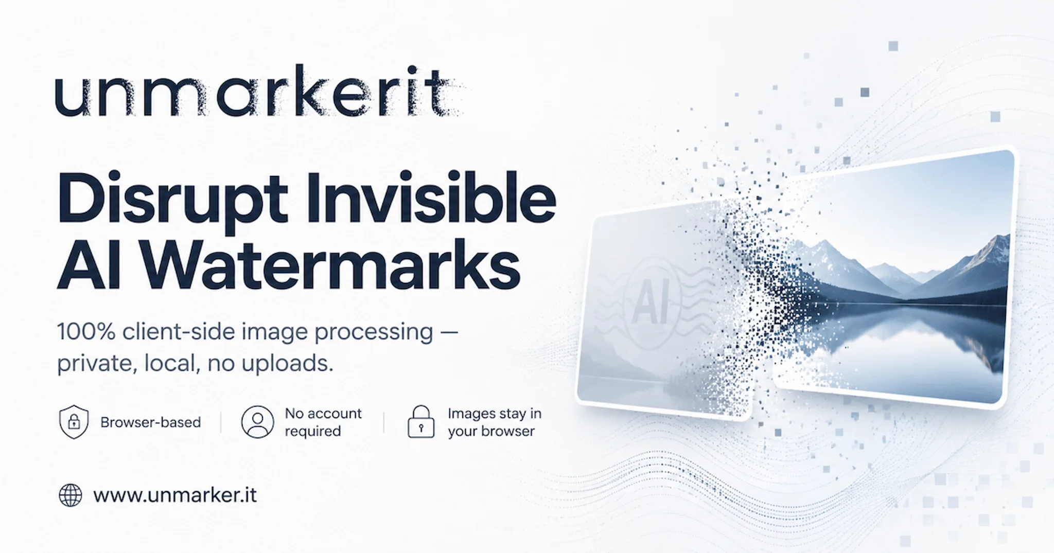 OpenGraph image for Unmarker.it homepage