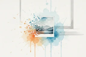 What happens when an AI watermark is removed visual summary