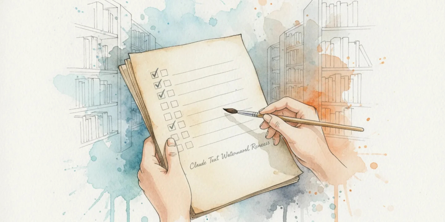 Can you rely on remove claude text watermark checklist? A step-by-step answer visual summary