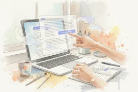 How to see what was removed from AI-generated text visual summary