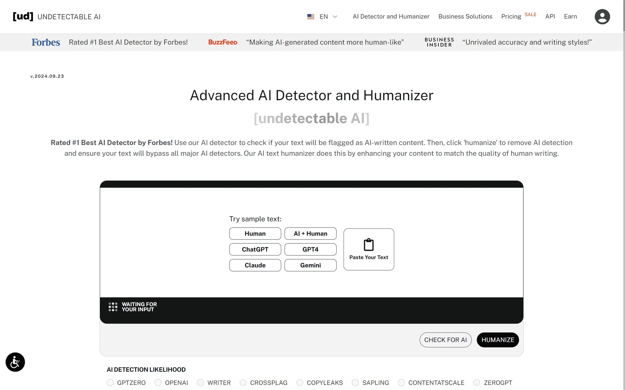 OpenGraph image for Undetectable homepage